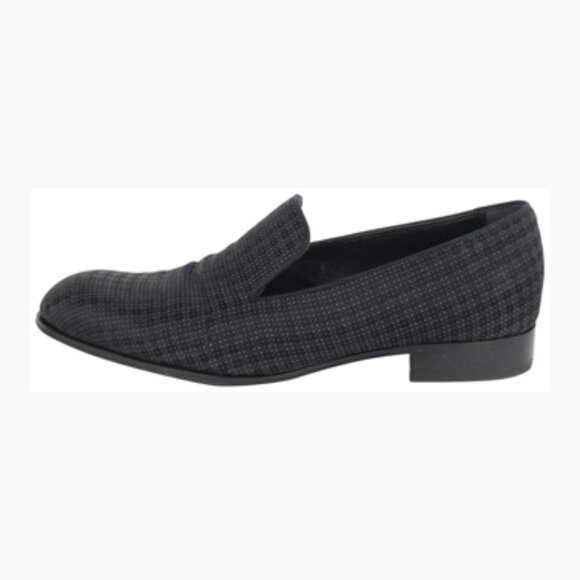 Louis Vuitton Mens US 9 Black Damier Sparkle Slip On Loafer Dress Shoe 1LV3L17 main image 10